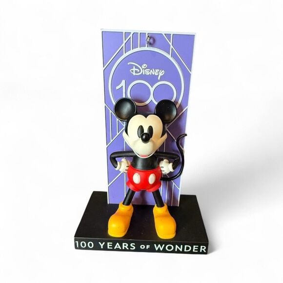 Hallmark Disney 100 Years of Wonder Mickey Mouse Christmas Ornament 2023 - Picture 1 of 3